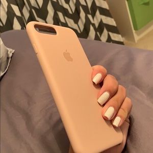 Pink apple iPhone 7 Plus case